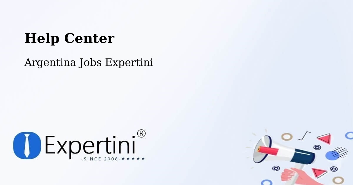 Help Center – Federal - Argentina Jobs Expertini